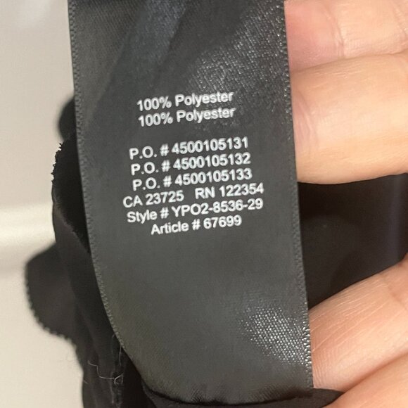 Sunday Best Savoy Black Wrap Ruffle Mini Dress LBD Size 0 - Picture 10 of 11